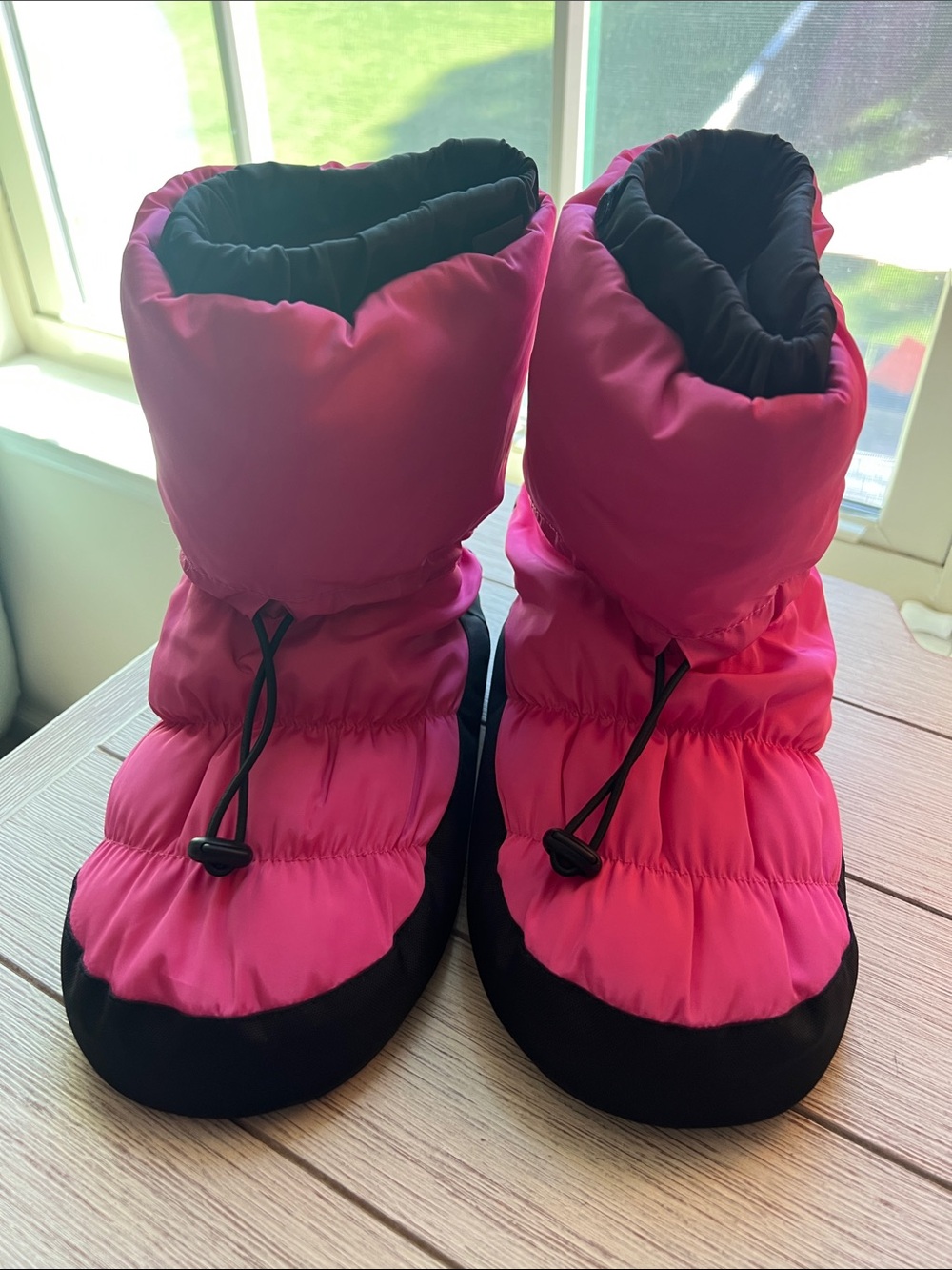 Stelle Pink Dance Warm Up Booties Ballet Shoe Covers NEW